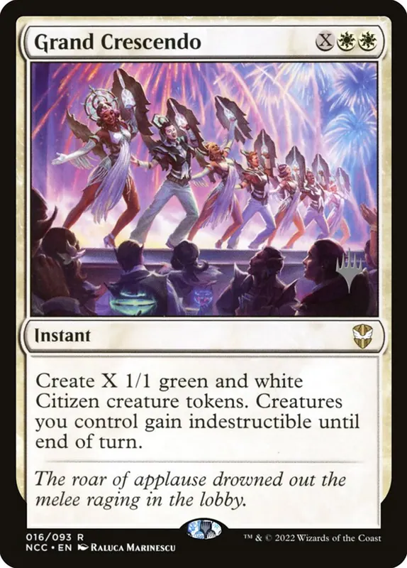 Grand Crescendo [New Capenna Commander Promos]