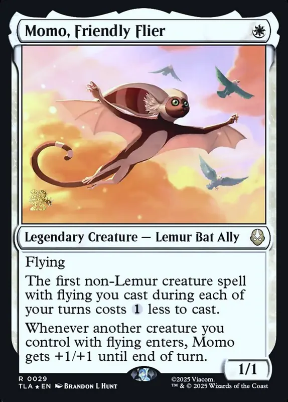 Momo, Friendly Flier [Avatar: The Last Airbender Promos]