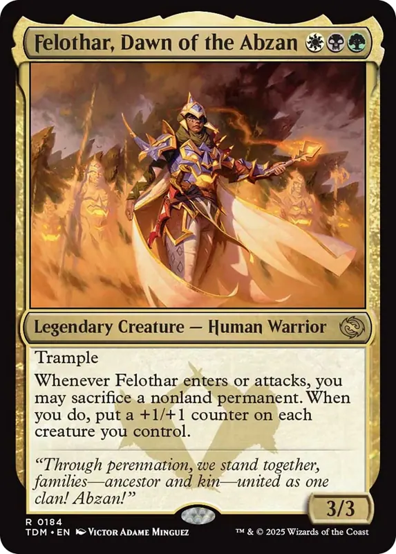 Felothar, Dawn of the Abzan [Tarkir: Dragonstorm]