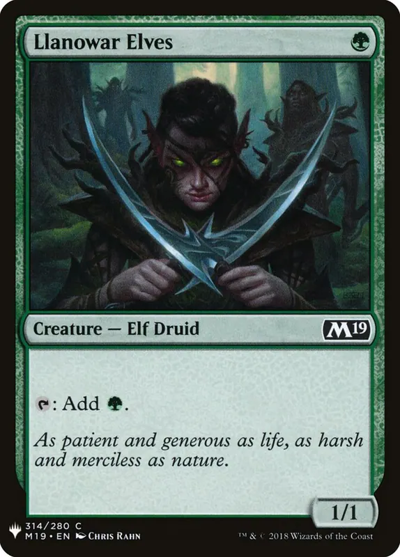 Llanowar Elves [The List]