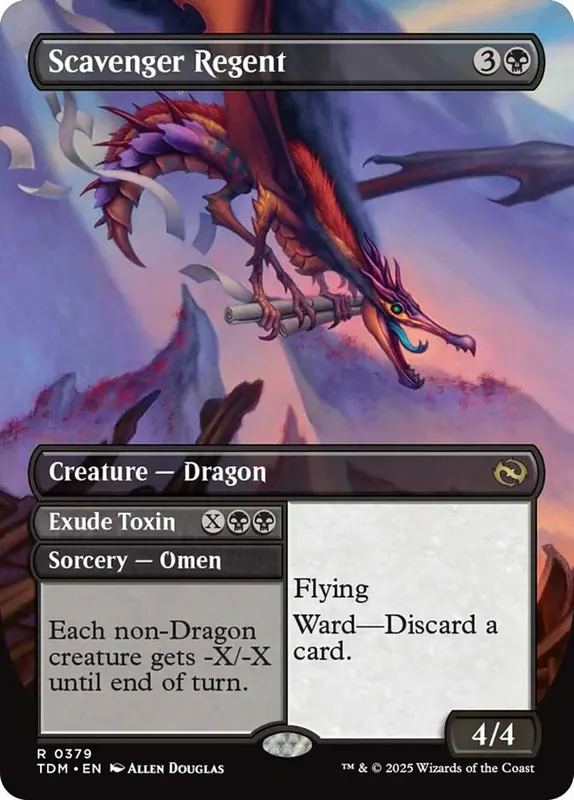 Scavenger Regent (Borderless) [Tarkir: Dragonstorm]