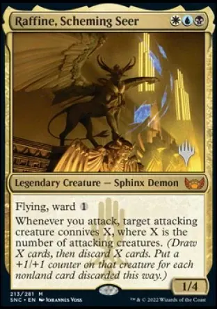 Raffine, Scheming Seer (Promo Pack) [Streets of New Capenna Promos]