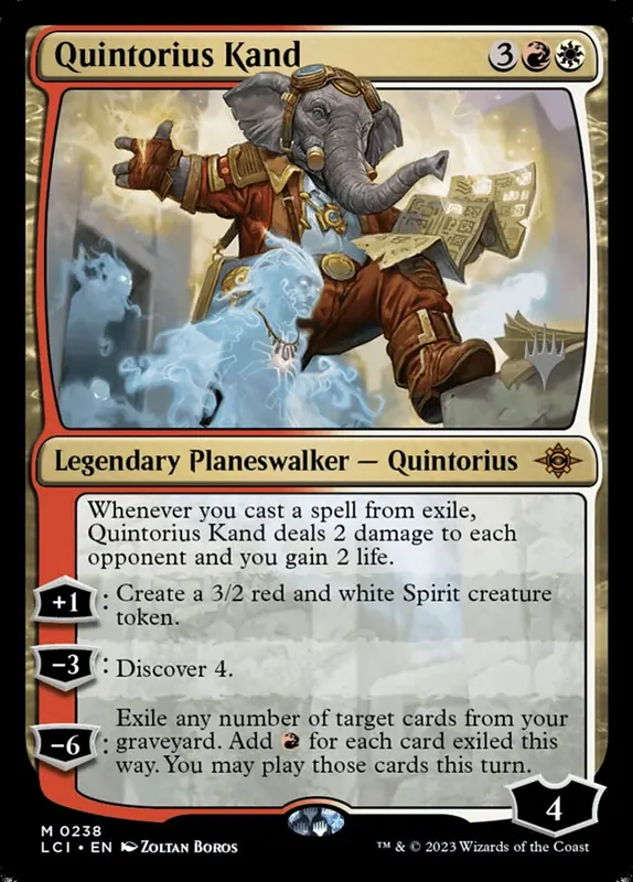 Quintorius Kand [The Lost Caverns of Ixalan Promos]