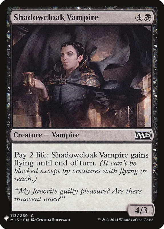 Shadowcloak Vampire [The List]