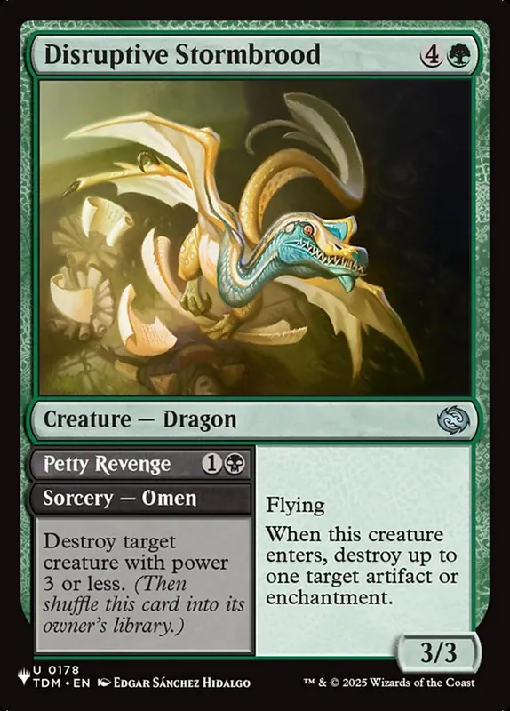 Disruptive Stormbrood // Petty Revenge [The List]