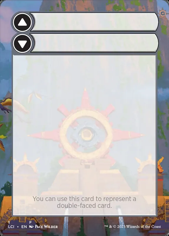 Double-Faced Substitute Card [The Lost Caverns of Ixalan Substitute Cards]
