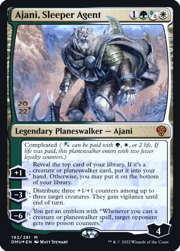 Ajani, Sleeper Agent [Dominaria United Promos]