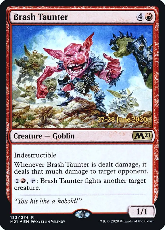 Brash Taunter [Core Set 2021 Promos]