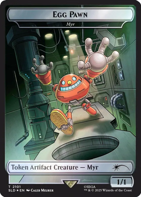 Egg Pawn - Myr Token (Rainbow Foil) [Secret Lair Drop Series]