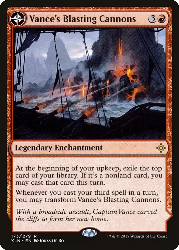 Vance's Blasting Cannons // Spitfire Bastion [Ixalan] - Español