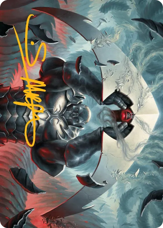 Mirrodin Avenged Art Card (Gold-Stamped Signature) [March of the Machine Art Series]