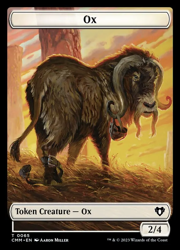 Ox [Commander Masters Tokens]