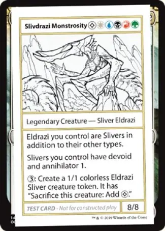Slivdrazi Monstrosity (2021 Edition) [Mystery Booster Playtest Cards]