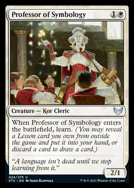 Professor of Symbology [Strixhaven: School of Mages]