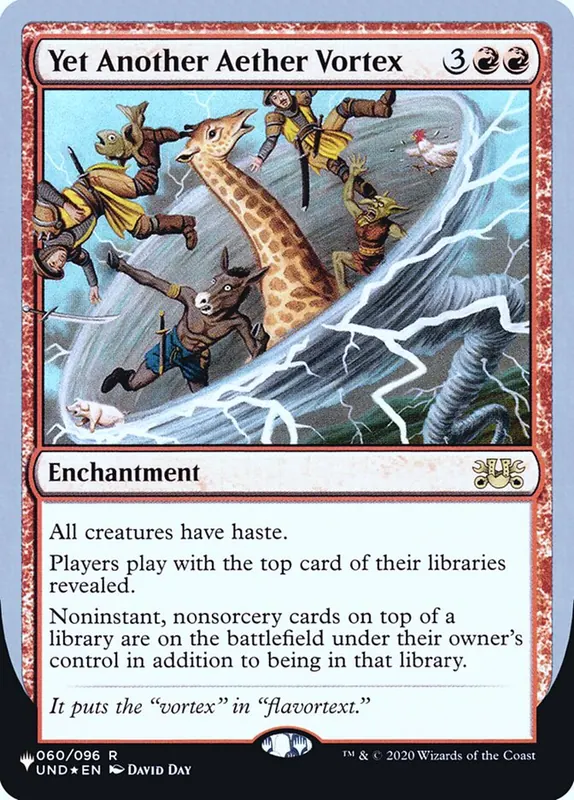 Yet Another Aether Vortex [The List (Unfinity Foil Edition)]