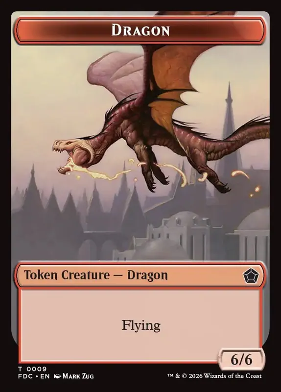 Dragon [Foundations Commander Tokens]