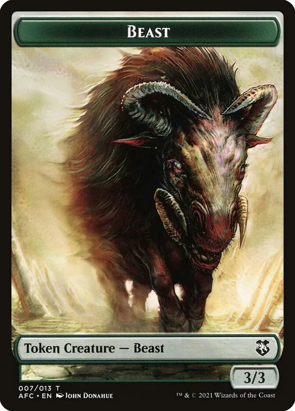 Beast [Forgotten Realms Commander Tokens]