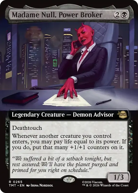 Madame Null, Power Broker (Extended Art) [Teenage Mutant Ninja Turtles]