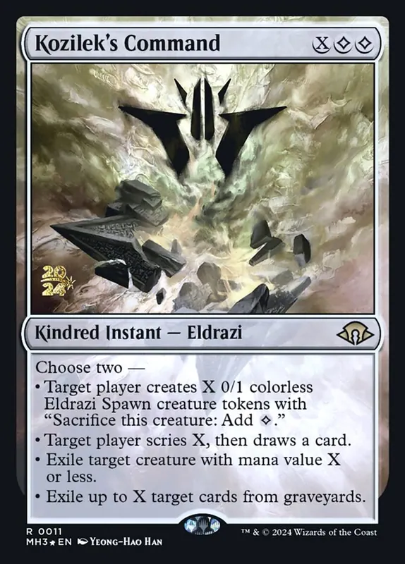 Kozilek's Command [Modern Horizons 3 Promos]