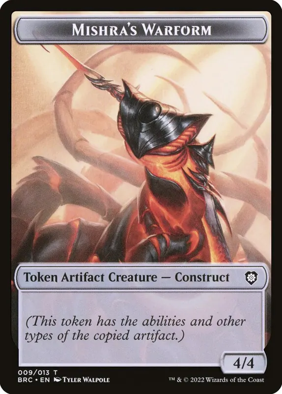 Mishra's Warform [The Brothers' War Commander Tokens]