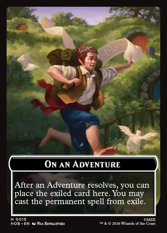 On an Adventure [The Hobbit Tokens]