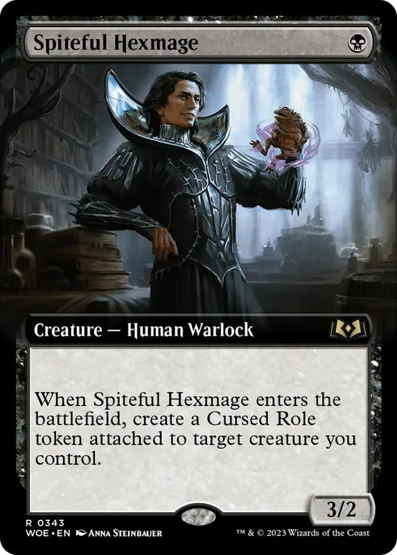 Spiteful Hexmage (Extended Art) [Wilds of Eldraine]