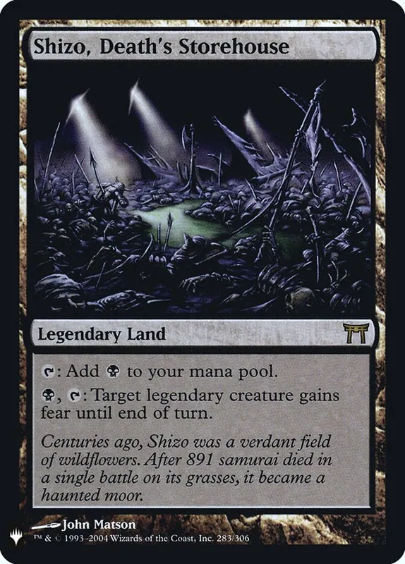 Shizo, Death's Storehouse [The List]
