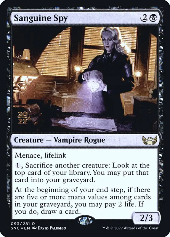 Sanguine Spy [Streets of New Capenna Promos]