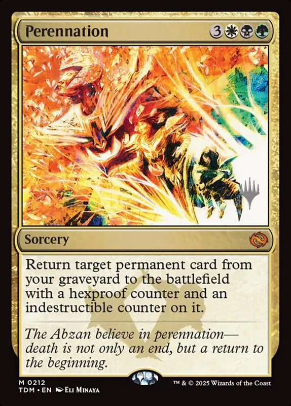 Perennation [Tarkir: Dragonstorm Promos]