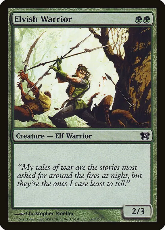 Elvish Warrior [Ninth Edition]