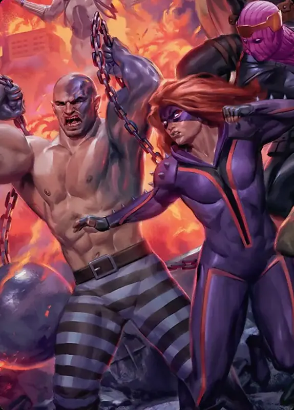 Absorbing Man and Titania // Absorbing Man and Titania [Marvel Super Heroes Art Series]