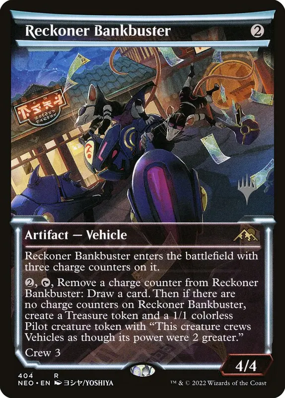 Reckoner Bankbuster [Kamigawa: Neon Dynasty Promos]