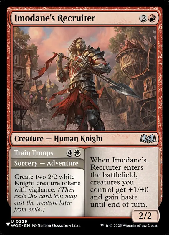Imodane's Recruiter // Train Troops [The List]