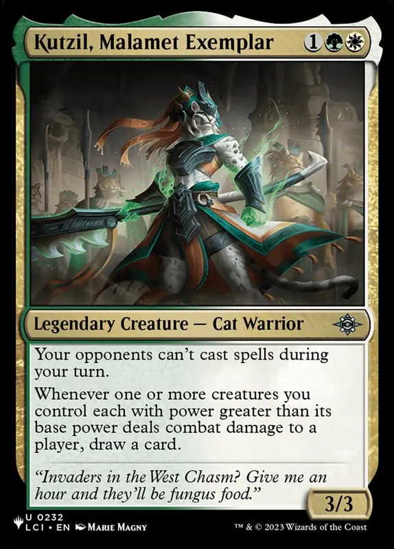 Kutzil, Malamet Exemplar [The List]