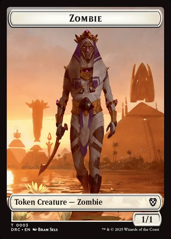 Zombie [Aetherdrift Commander Tokens]