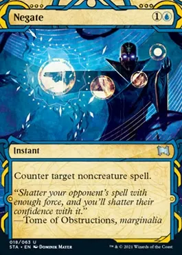 Negate (Foil Etched) [Strixhaven: Mystical Archive]
