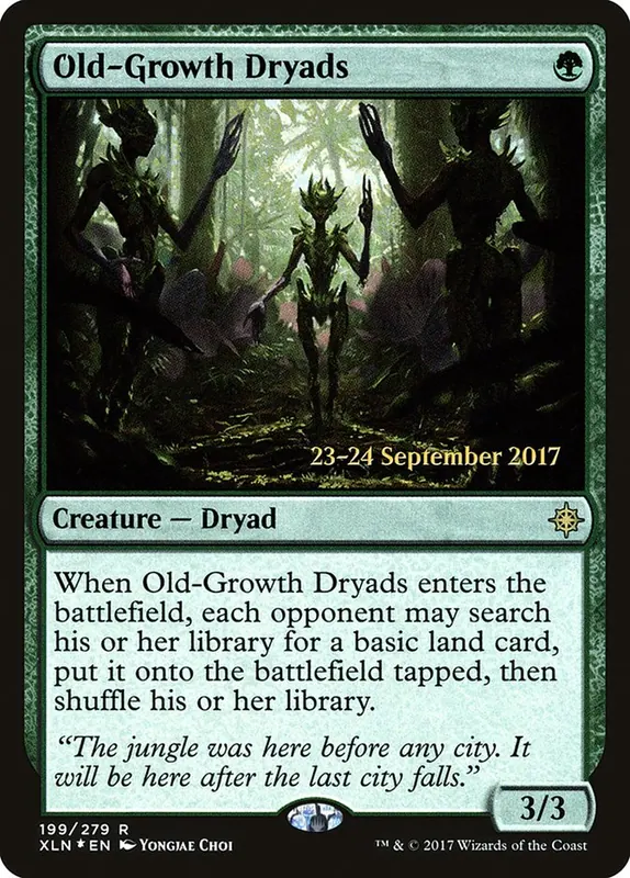Old-Growth Dryads [Ixalan Prerelease Promos]