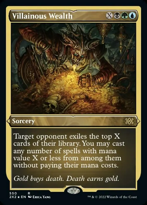 Villainous Wealth (Foil Etched) [Double Masters 2022]