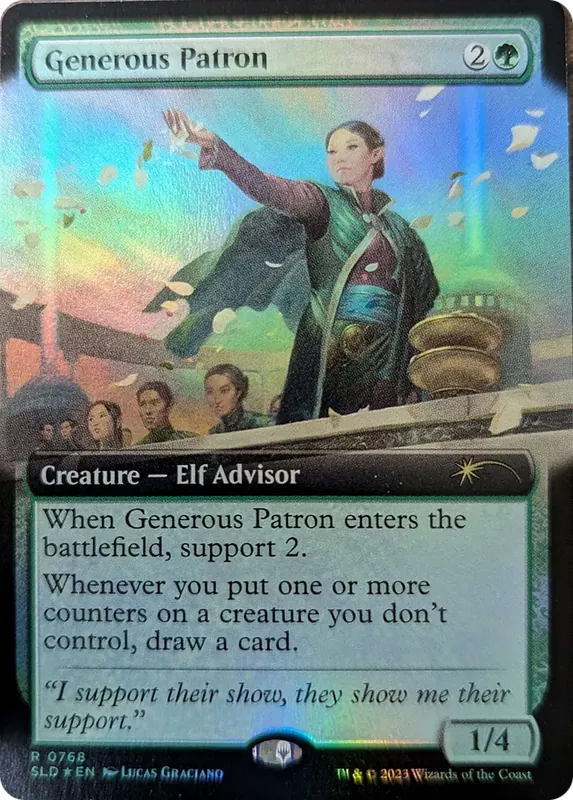 Generous Patron (Extended Art) [Secret Lair Drop Series]