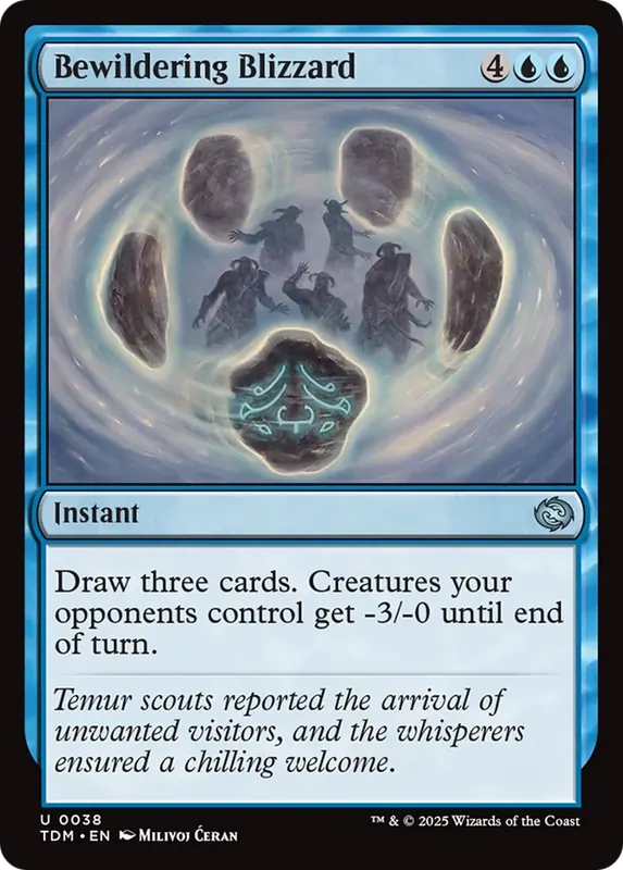 Bewildering Blizzard [Tarkir: Dragonstorm]
