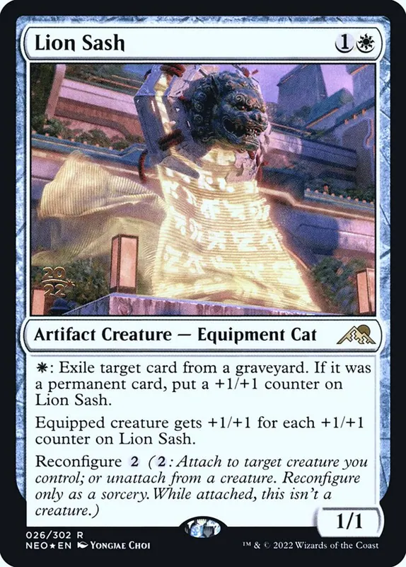 Lion Sash [Kamigawa: Neon Dynasty Promos]