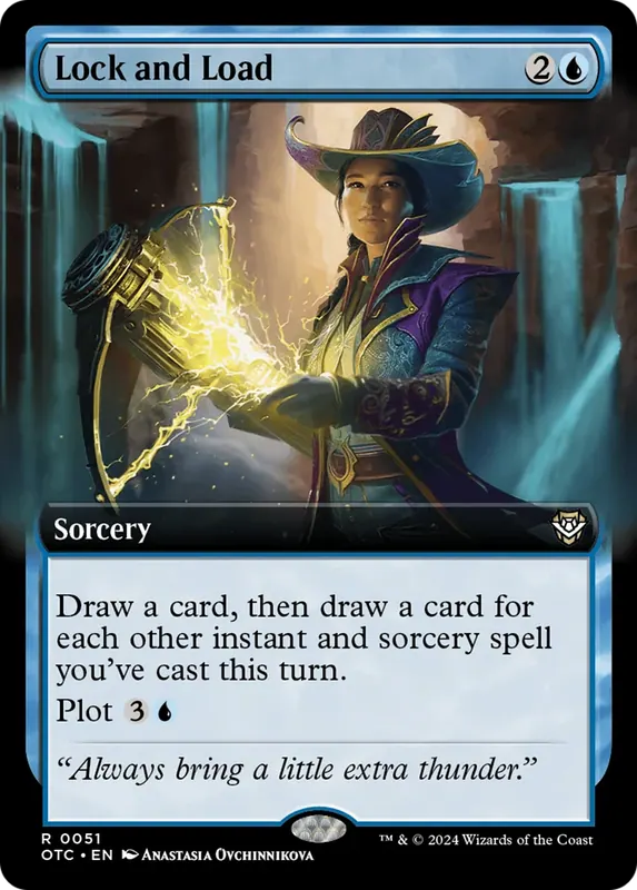 Lock and Load (Extended Art) [Outlaws of Thunder Junction Commander]