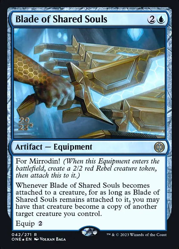 Blade of Shared Souls [Phyrexia: All Will Be One Promos]