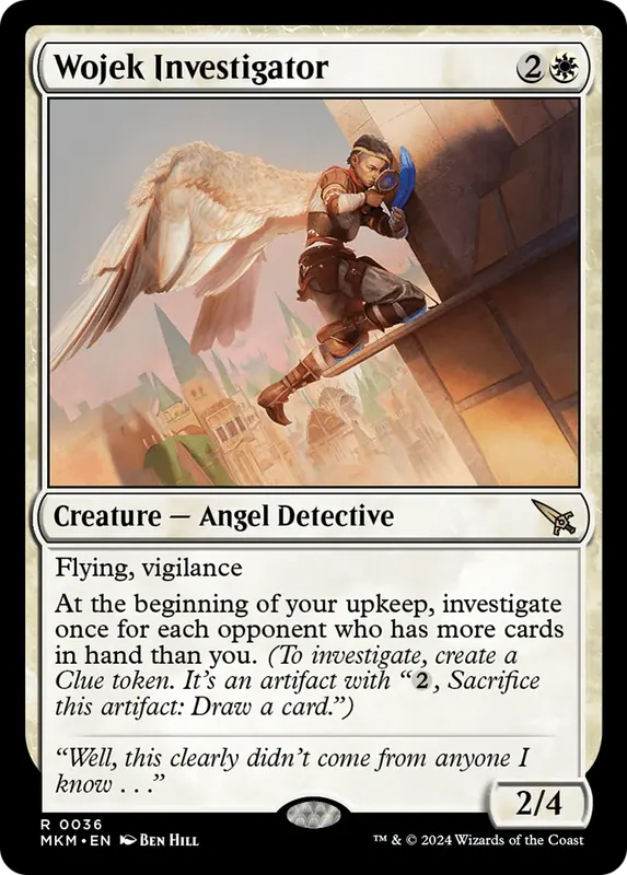 Wojek Investigator (Blue) - Español [Murders at Karlov Manor]