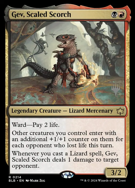 Gev, Scaled Scorch [Bloomburrow Promos]