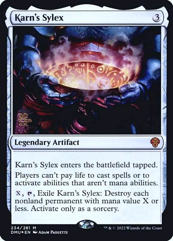 Karn's Sylex [Dominaria United Promos]