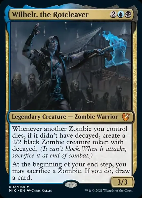 Wilhelt, the Rotcleaver [Innistrad: Midnight Hunt Commander]
