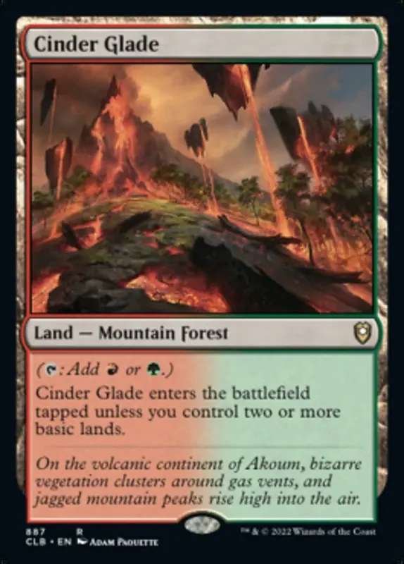 Cinder Glade - Español [Commander Legends: Battle for Baldur's Gate]
