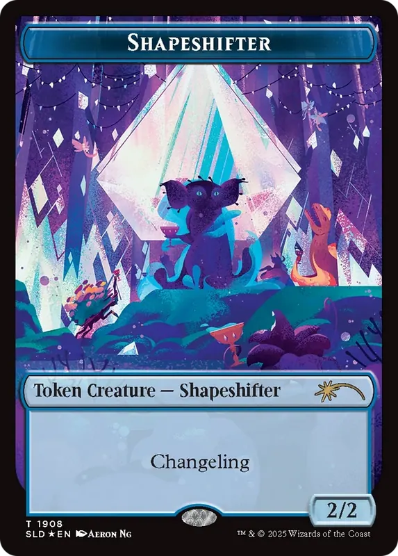Shapeshifter Token (1908) (Double Rainbow Foil) [Secret Lair Drop Series]