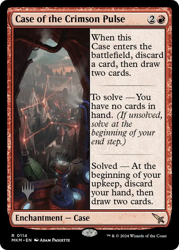 Case of the Crimson Pulse (Promo Pack) [Murders at Karlov Manor Promos] - Español